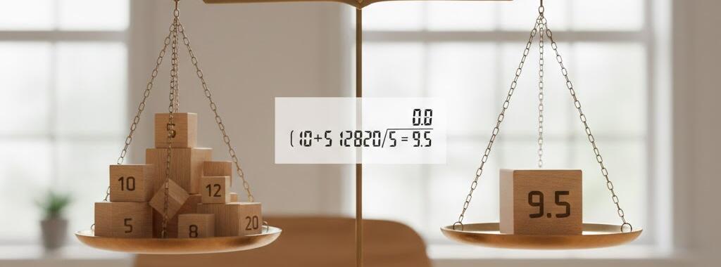 hvordan regner man gennemsnit